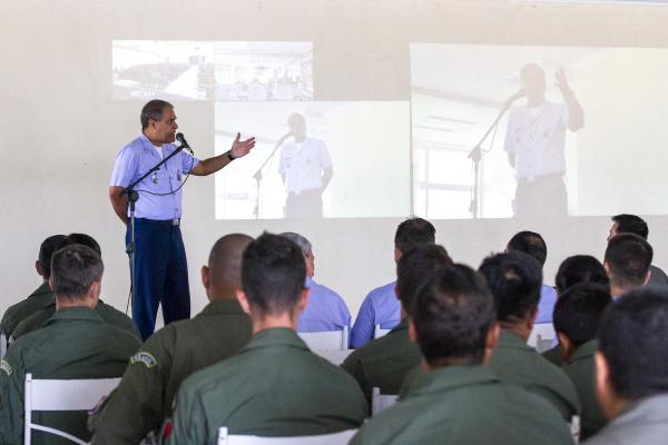 Na Ala 3, Tenente-Brigadeiro Egito esteve presente na Análise Durante Ação (ADA) do Exercício