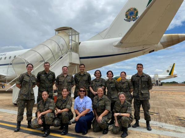 Militares da área de saúde participam da Operação Regresso à Pátria Amada Brasil 