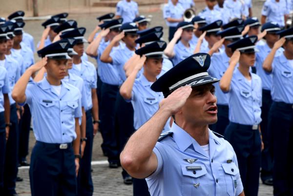 Solenidade de conclusão do Estágio de Adaptação Militar foi realizada na sexta-feira (07/02) na Escola Preparatória de Cadetes do Ar