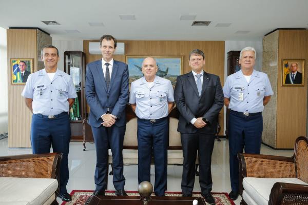 Secretário Nacional de Aviação Civil, Ronei Saggioro Glanzmann, também participou do encontro, em Brasília (DF)