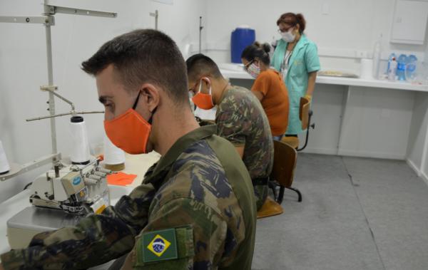 Iniciativa busca apoio voluntário do efetivo da Ala 10 para confecção de máscaras para combate à COVID-19