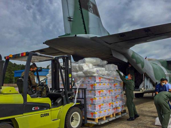 C-105 Amazonas realizou Transporte Aéreo Logístico de mais de 4 toneladas de EPIs para a região norte do país