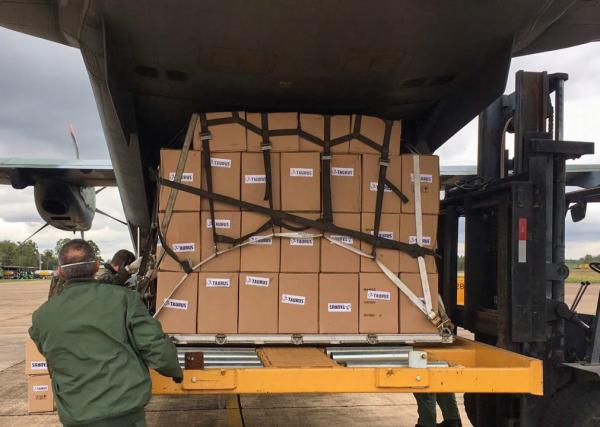 C-105 Amazonas realizou Transporte Aéreo Logístico de máscaras de proteção para Maceió (AL), Macapá (AP) e Boa Vista (RR)