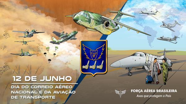 Vídeo celebra o Dia do Correio Aéreo Nacional e da Aviação de Transporte, comemorado no dia 12 de junho
