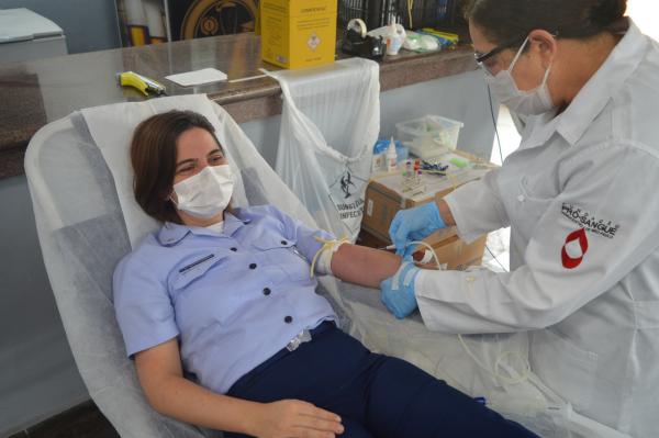  A ação contou com o apoio do Hospital da Força Aérea de São Paulo e da Fundação PRÓ-SANGUE Hemocentro de São Paulo