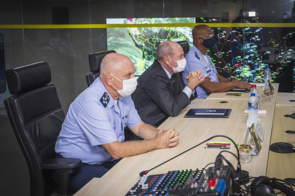 Visita institucional ocorreu durante reunião do Alto-Comando da Aeronáutica, realizada nesta terça-feira (23), em Brasília (DF)