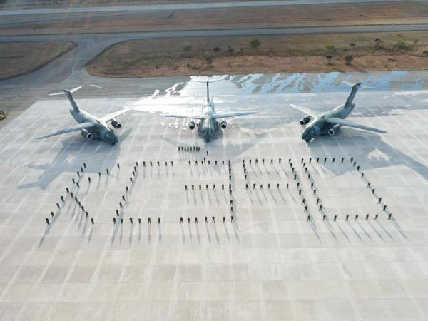  Terceira aeronave KC-390 Millennium é incorporada à frota da FAB