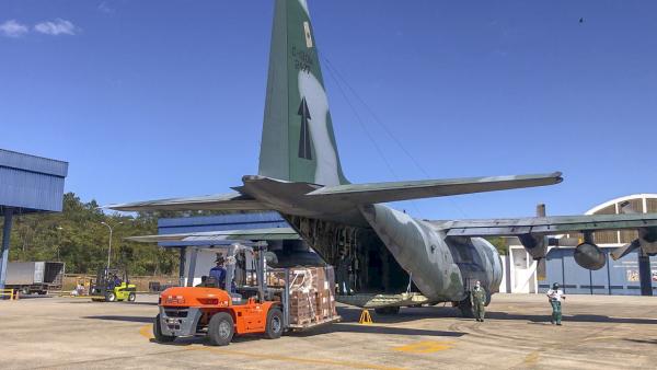 As aeronaves C-130 Hércules, SC-105 Amazonas e H-60L Black Hawk cumpriram as missões entre domingo (26/07) e sábado (01/08)