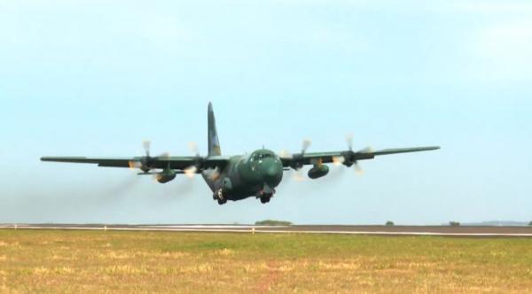 C-130 Hércules realizou oito saídas entre o sábado (01) e o domingo (02)