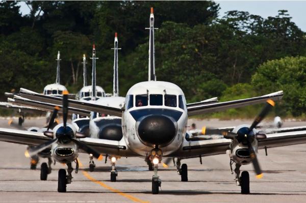 Unidade aérea atua na fiscalização de atividades ilícitas de embarcações e em acidentes ambientais