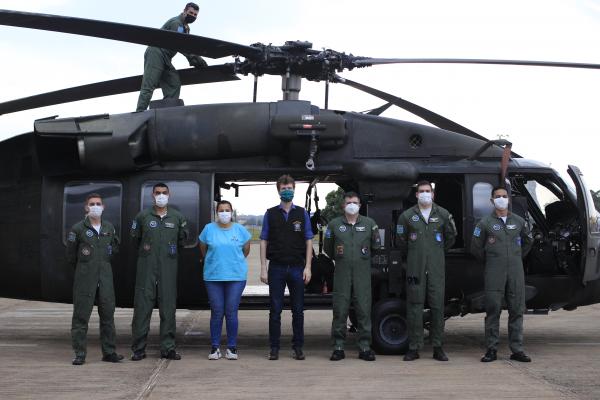 Ação foi realizada com o H60L Black Hawk em apoio ao Conselho Estadual do Meio Ambiente e Conselho Regional de Medicina Veterinária e Zootecnia do Mato Grosso do Sul (CRMV-MS)