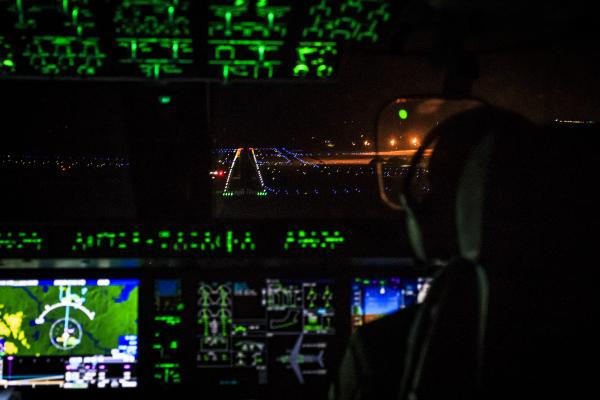 A aeronave chegou à Louisiana, Estados Unidos, para participar pela primeira vez de um Exercício Operacional