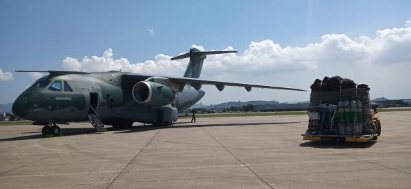 Aeronave decolou da Base Aerea do Galeão, no Rio de Janeiro (RJ), com destino a Ala 8, em Manaus (AM),  em apoio à Operação COVID-19