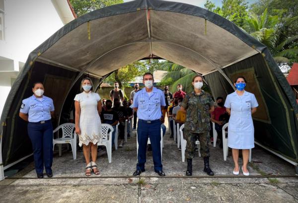 Guarnição de Aeronáutica de Belém (GUARNAE-BE) realizou parceria com a Fundação Centro de Hematologia e Hemoterapia do Pará (HEMOPA)