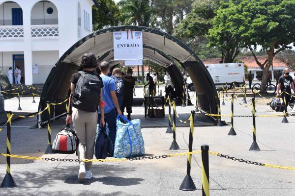 Ao todo, 744 alunos retornaram à Escola, cumprindo todas as medidas de combate à COVID-19