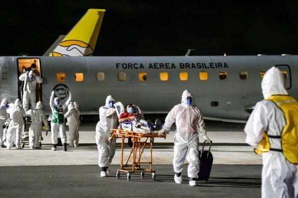 Desde o dia 15 de janeiro, aviões da Força Aérea Brasileira já realizaram transporte de pacientes para Teresina, São Luís, João Pessoa, Natal, Goiânia, Brasília, Belém, Vitória, Maceió, Recife e Uberaba