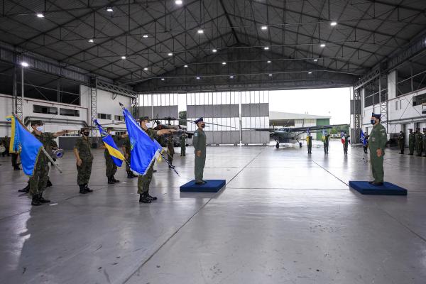 No evento, ocorreu ainda o ato de assunção de cargo do novo Comandante da Ala 8