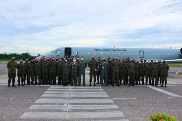 Militares foram recebidos pelos Comandantes e fizeram a visita às Organizações Militares da Guarnição de Aeronáutica de Manaus