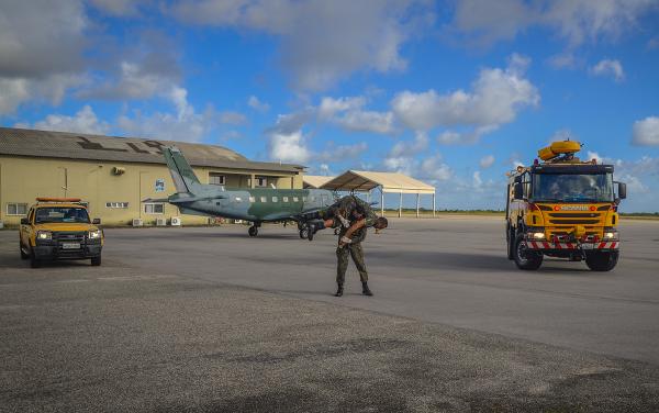 Atividade buscou preparar militares para atuarem como líderes de resgate em ações de salvamento e atendimento de vítimas de acidentes aeronáuticos