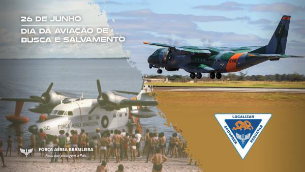 Vídeo celebra o Dia da Aviação de Busca e Salvamento, comemorado no dia 26 de junho