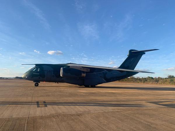 Aeronave decola de Brasília (DF), neste domingo (22), em apoio à tragédia causada por um terremoto

