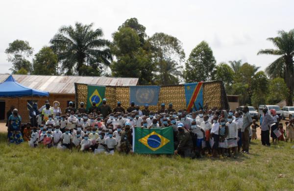 Militares brasileiros que atuam na Missão das Nações Unidas para a estabilização da República Democrática do Congo (MONUSCO) 