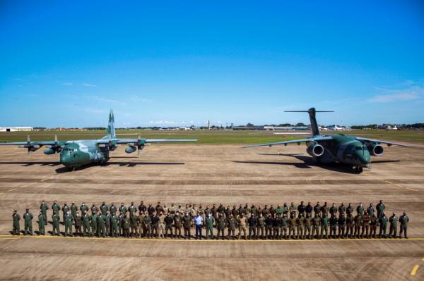 O treinamento ocorreu pela primeira vez em instalações da Força Aérea Brasileira