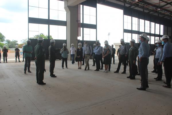 O evento teve como objetivo acompanhar o avanço das atividades relativas ao recebimento da aeronave F-39 Gripen