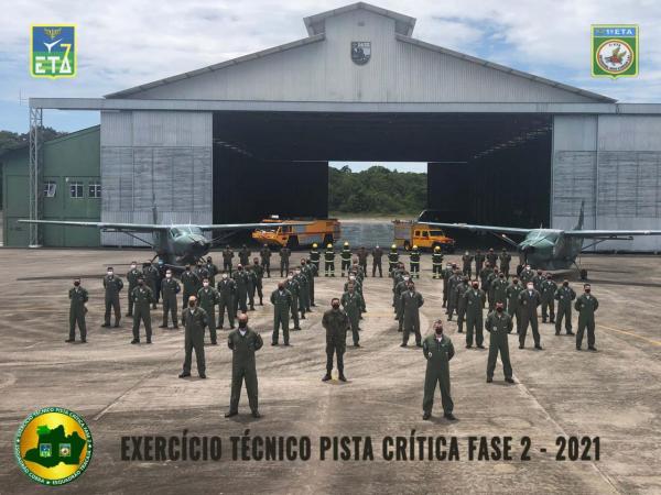 O Exercício tem como objetivo o adestramento dos pilotos da aeronave C-98 na operação de pousos e decolagens em pistas curtas