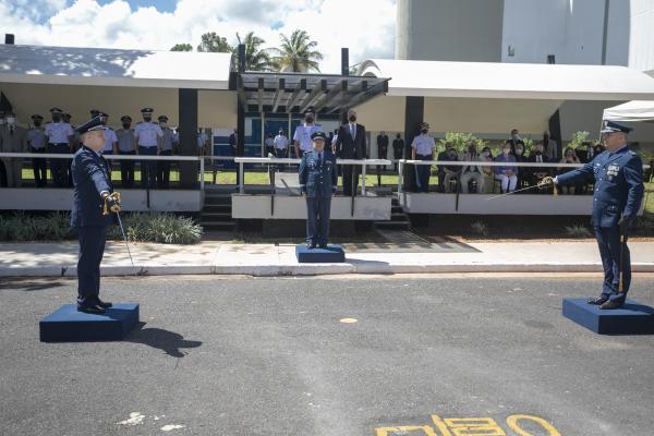 A solenidade de transmissão de cargo aconteceu nesta sexta-feira (14), em Brasília (DF)
