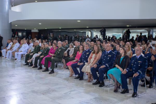 O evento aconteceu no Palácio do Planalto, em Brasília (DF)