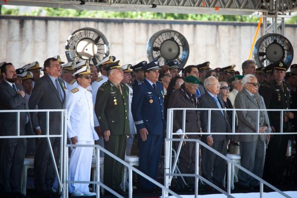 Solenidade, que marcou a entrega da Medalha da Vitória, homenageou Organizações e personalidades que contribuíram para a difusão dos feitos heroicos dos ex-combatentes da Segunda Guerra Mundial