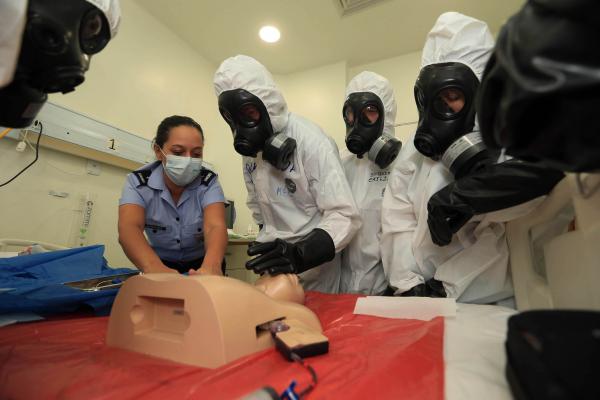 Brasil é protagonista com a primeira capacitação internacional em âmbito hospitalar realizada no Hospital da Força Aérea do Galeão (HFAG)