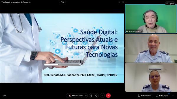 Evento sobre tecnologia digital em celebração aos 80 anos do Sistema de Saúde da Aeronáutica aconteceu no dia 05/07