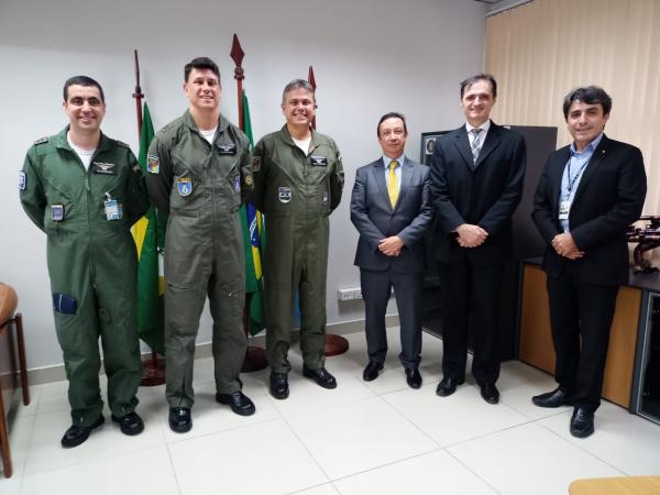  Comandante do II COMAR visita sede da Polícia Federal no Ceará