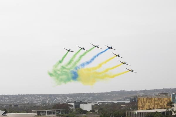 Evento reuniu cerca de 450 militares da Força Aérea Brasileira, durante o desfile