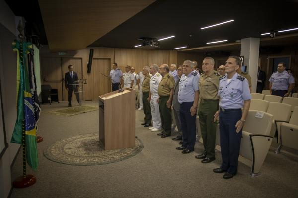 Aula Magna foi ministrada pelo Tenente-Brigadeiro do Ar Francisco Joseli Parente Camelo, em Brasília (DF)