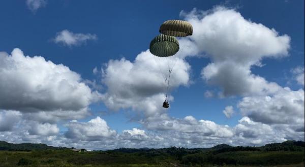 Na operação, FAB já lançou carga com 2.000 quilos utilizando nova capacidade operacional de emprego para as tripulações do C-105 Amazonas