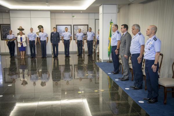 A cerimônia aconteceu no Espaço Força Aérea, em Brasília (DF), nesta quarta (07/12)