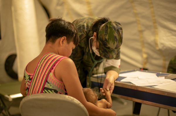 Hospital de Campanha montado pela Força Aérea Brasileira em Boa Vista (RR) realiza atendimento aos Yanomamis e, se necessário, os pacientes são encaminhados para rede hospitalar