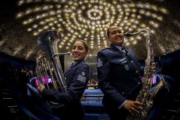 Apresentação foi composta por efetivo feminino de musicistas da Orquestra 