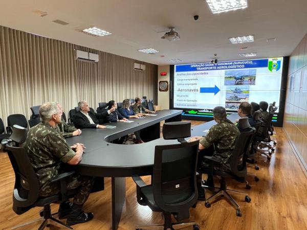  As ações são coordenadas no Centro de Operações Conjuntas do Estado-Maior Conjunto das Forças Armadas