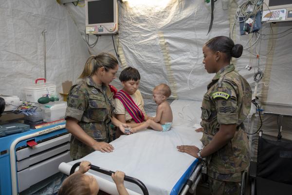 Atuação dos profissionais de saúde do Hospital de Campanha contribuiu para a recuperação da higidez da população indígena atendida, proporcionando aumento do número de alta hospitalar.