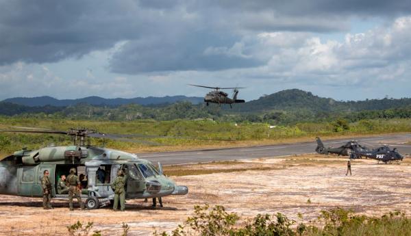 Todas as ações na operação são realizadas em conjunto por diversos órgãos do Governo Federal