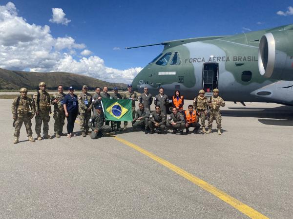 Pouso ocorreu durante o Exercício Cooperación IX, que está sendo realizado de 08 a 19/05, no Peru