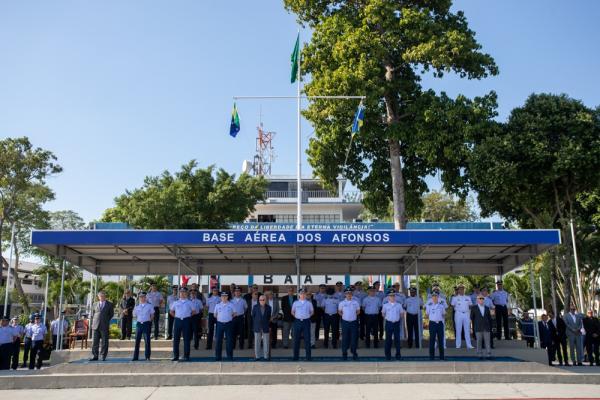 A cerimônia foi realizada nessa segunda-feira (12/06), na Base Aérea dos Afonsos (BAAF), no Rio de Janeiro (RJ)