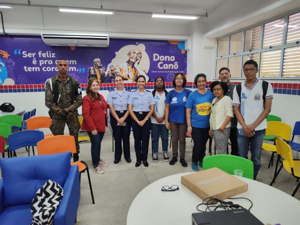 Durante a programação especial, foi realizado um ciclo de palestras sobre a trajetória do Pai da Aviação