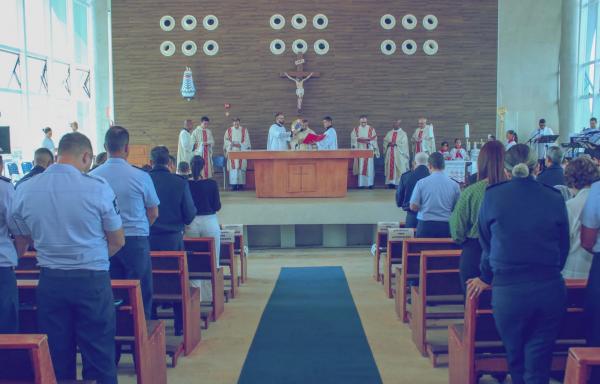 Cerimônia foi presidida pelo Arcebispo do Ordinariado Militar do Brasil, Dom Marcony Vinícius Ferreira