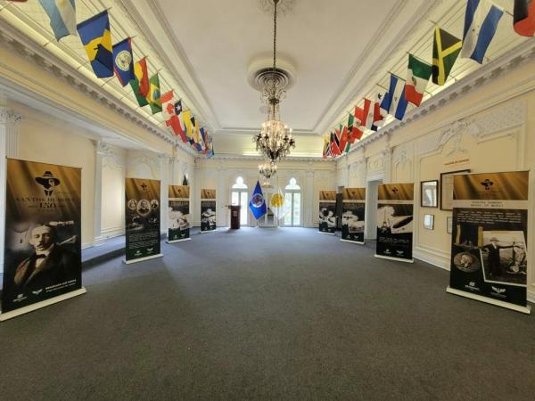 Exposição foi montada nas instalações da Casa do Soldado, em Washington DC, nos Estados Unidos