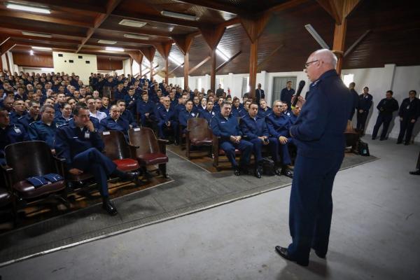 Na oportunidade foi realizada a inauguração do primeiro Rancho Modular da Força Aérea Brasileira e a reunião com os veteranos do sul do país